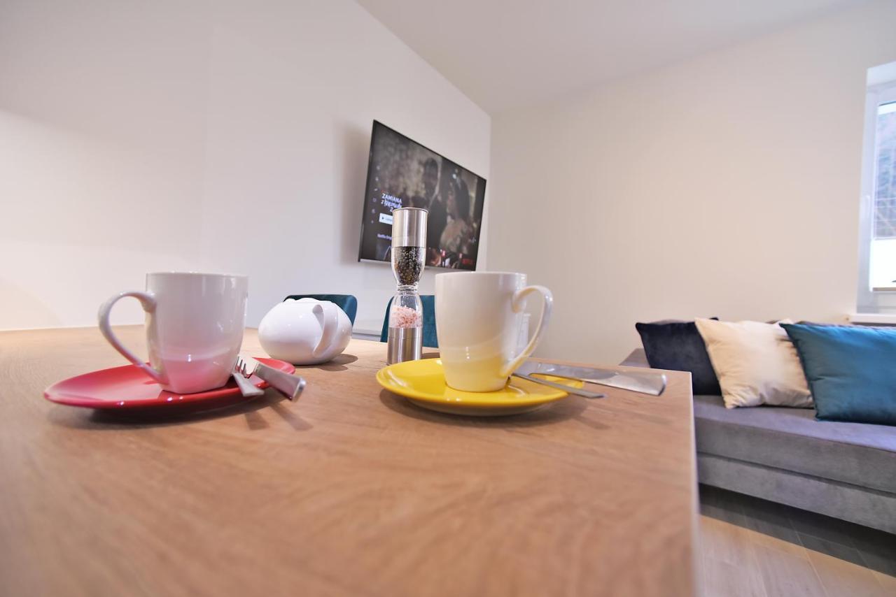 Apartamenty Sjesta River Kudowa-Zdrój Kültér fotó